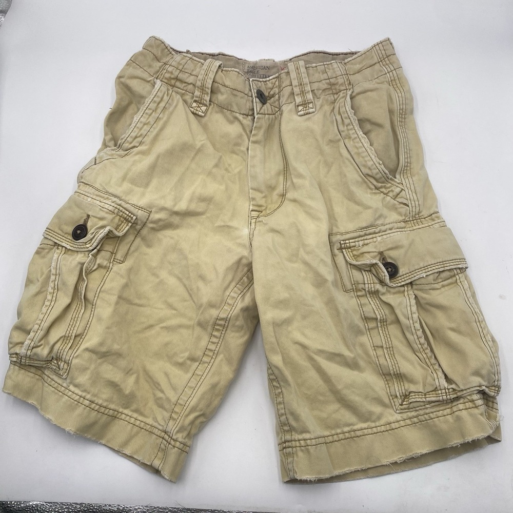 Vintage Y2K American Eagle Outfitters Cargo Shorts Mens 28 Grunge Gorpcore Baggy